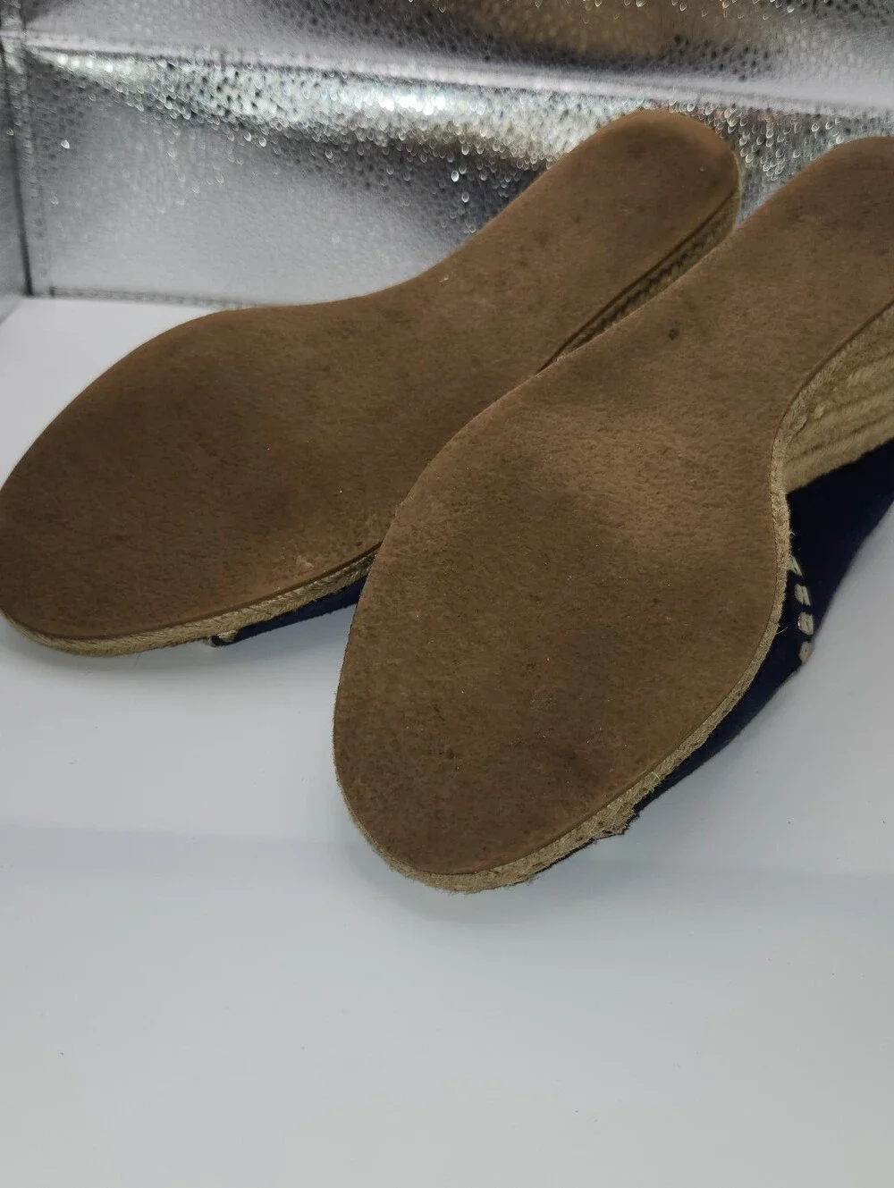 Jack Rogers Navy Suede Espadrille 2.5